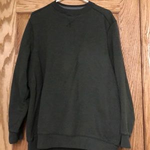 NWOT mans swearshirt. Olive green.
